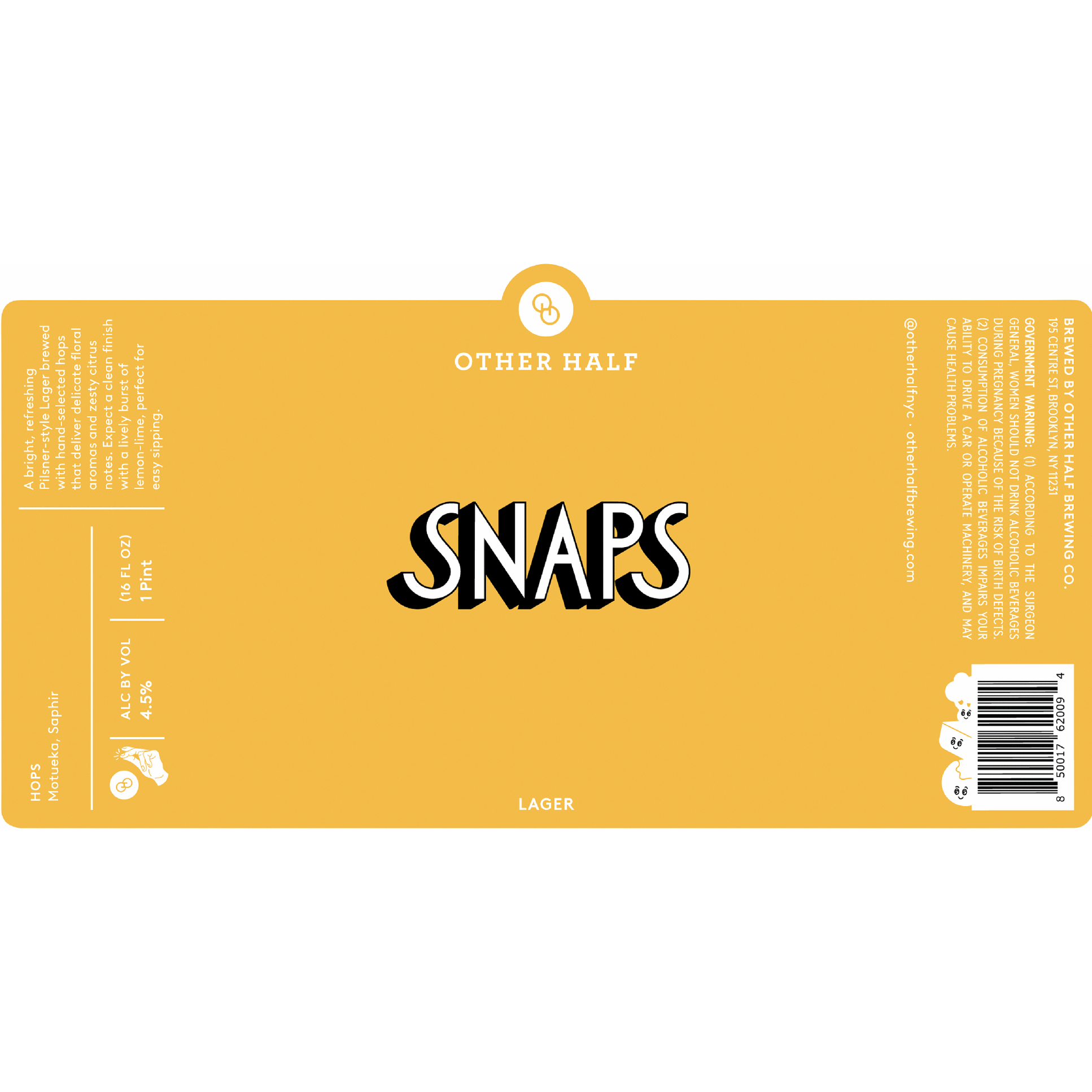 Other Half Snaps Lager