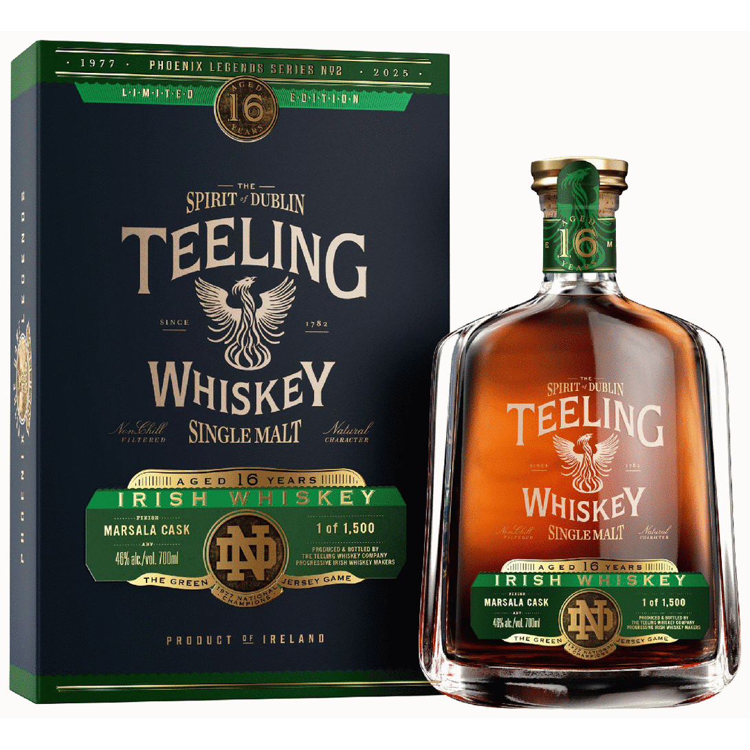 Teeling 16 Yr Notre Dame Phoenix Legends Single Malt Irish Whiskey