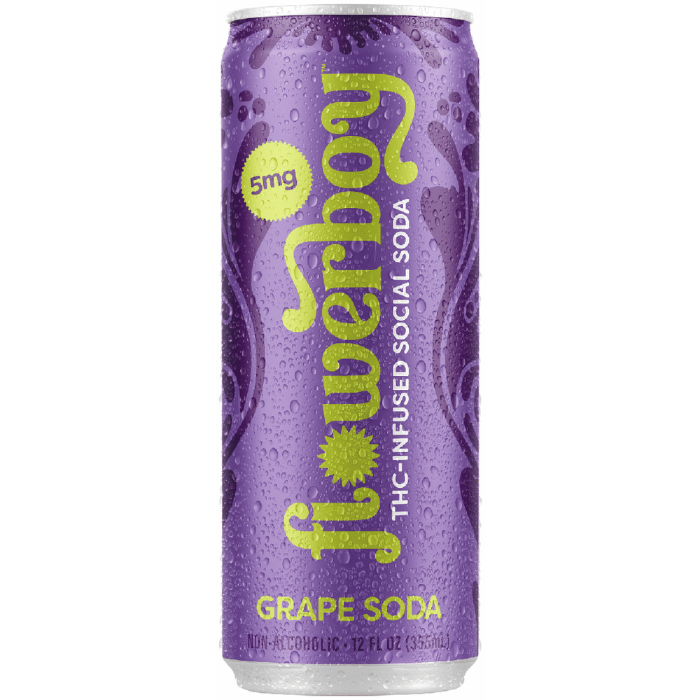 Flowerboy THC 5mg Grape Soda