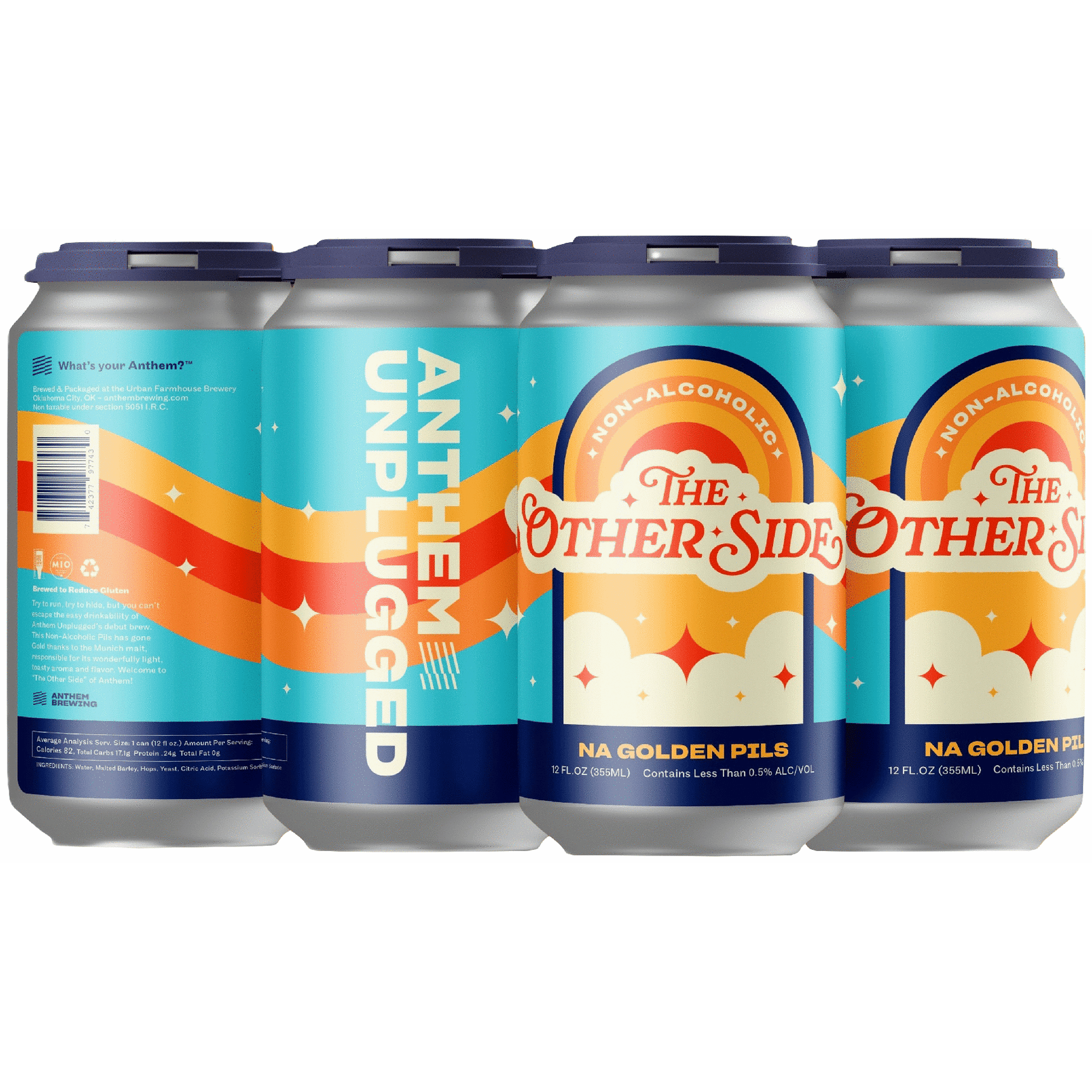 Anthem Unplugged Non-Alcoholic The Other Side Golden Pils