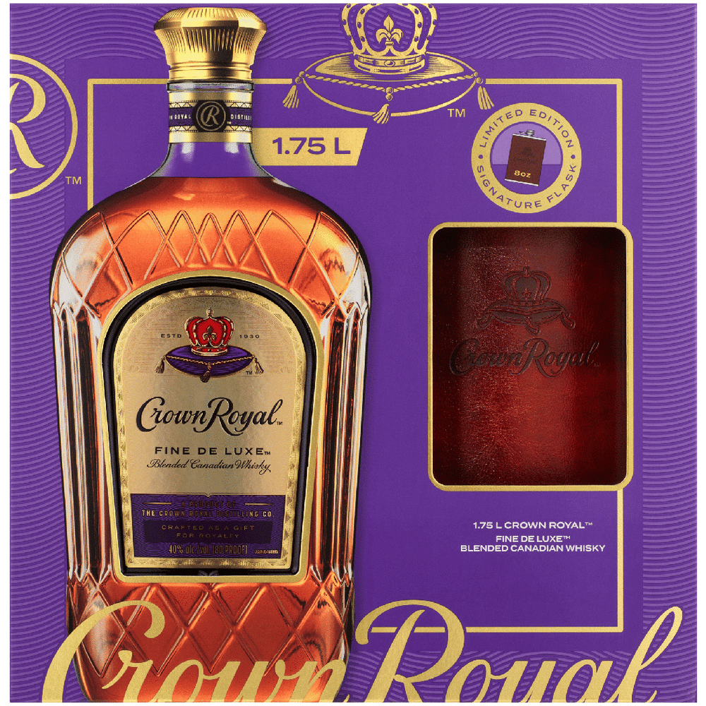 Crown Royal with Flask