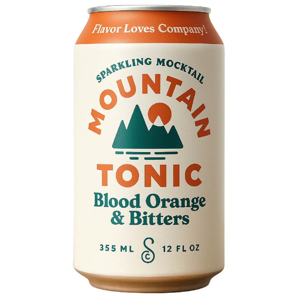 Mountain Tonic Non-Alcoholic Blood Orange & Bitters