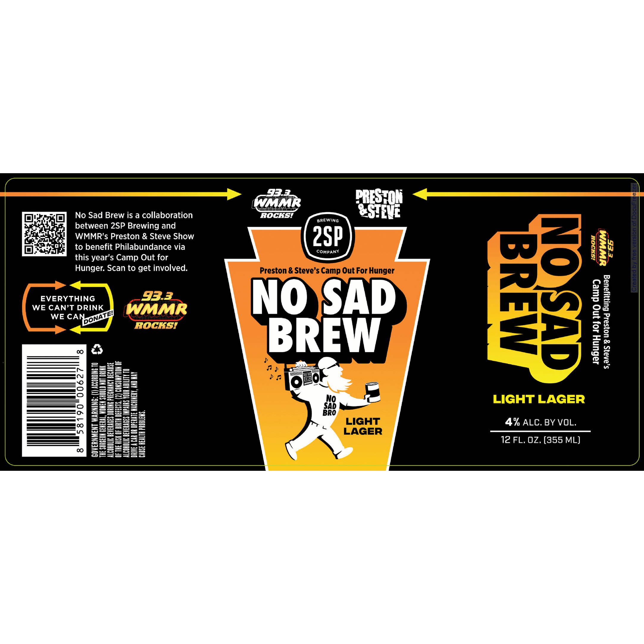 2SP No Sad Brew Lager