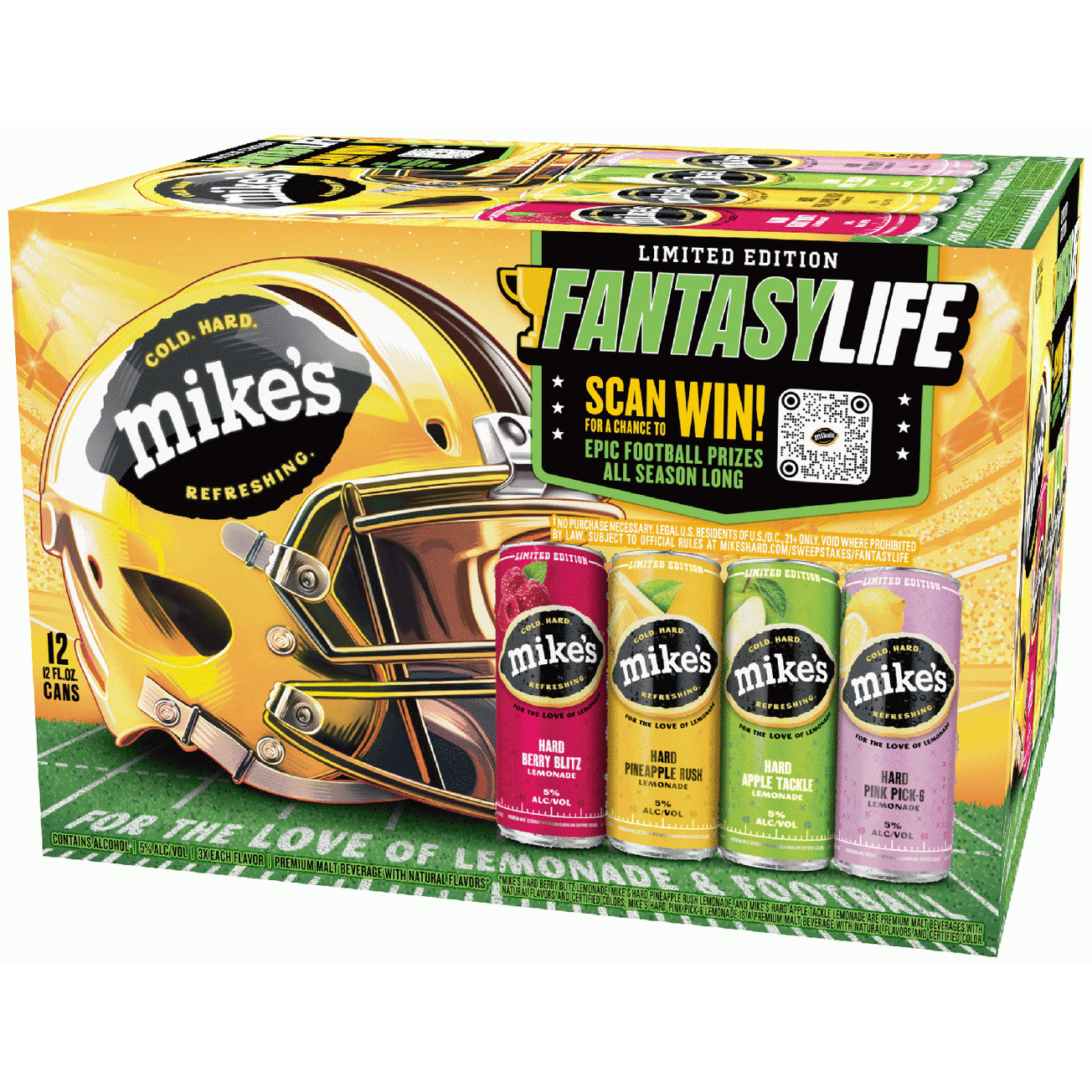 Mike's Hard Lemonade Fantasy Football Life 12pks