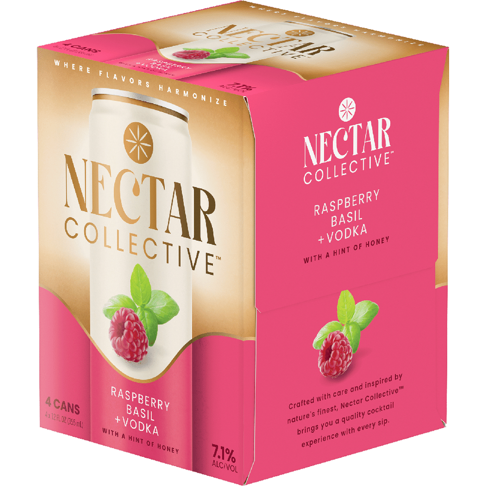 Nectar Collective Raspberry Basil Vodka Cocktail