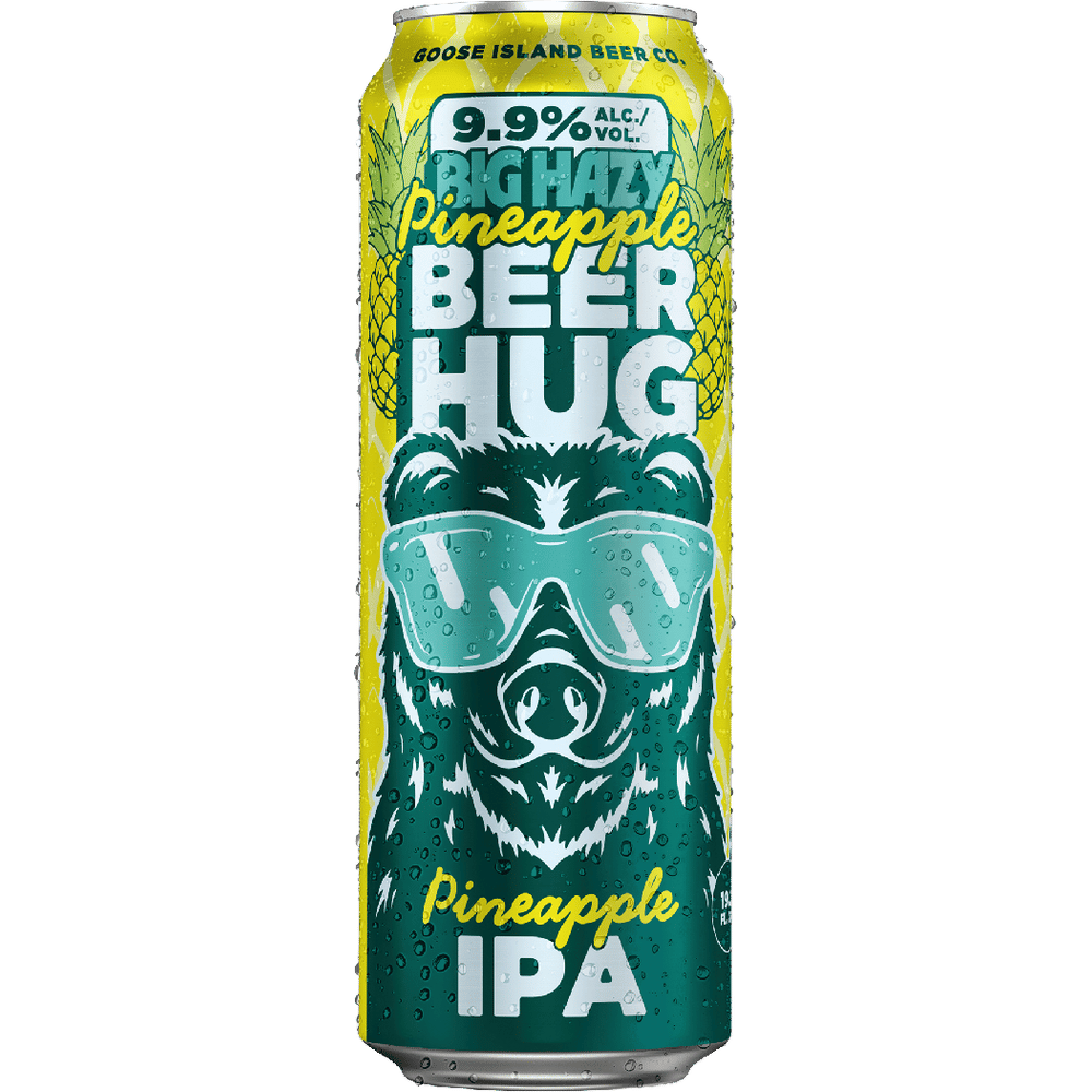 Goose Island Big Hazy Pineapple Beer Hug