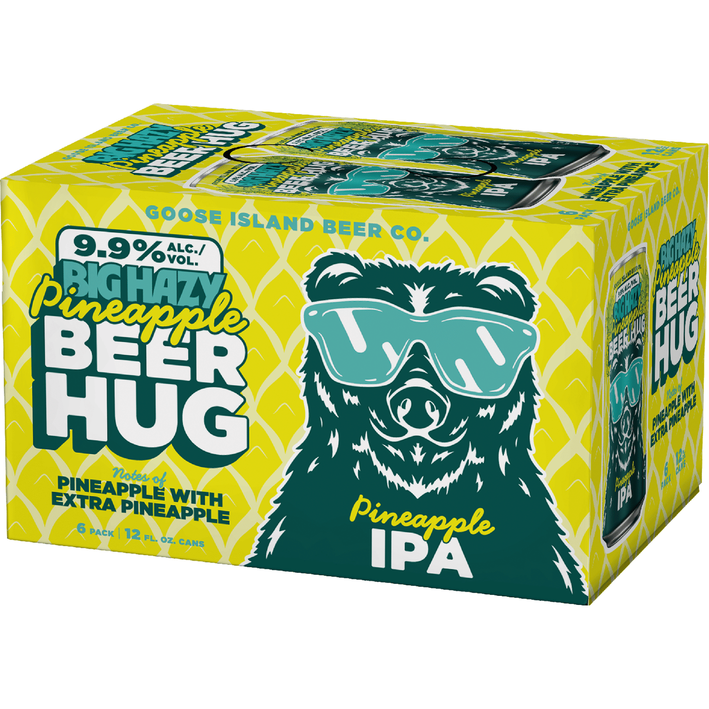 Goose Island Big Hazy Pineapple Beer Hug