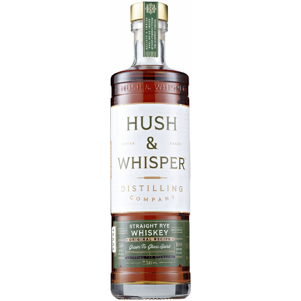Hush & Whisper Straight Rye Whiskey