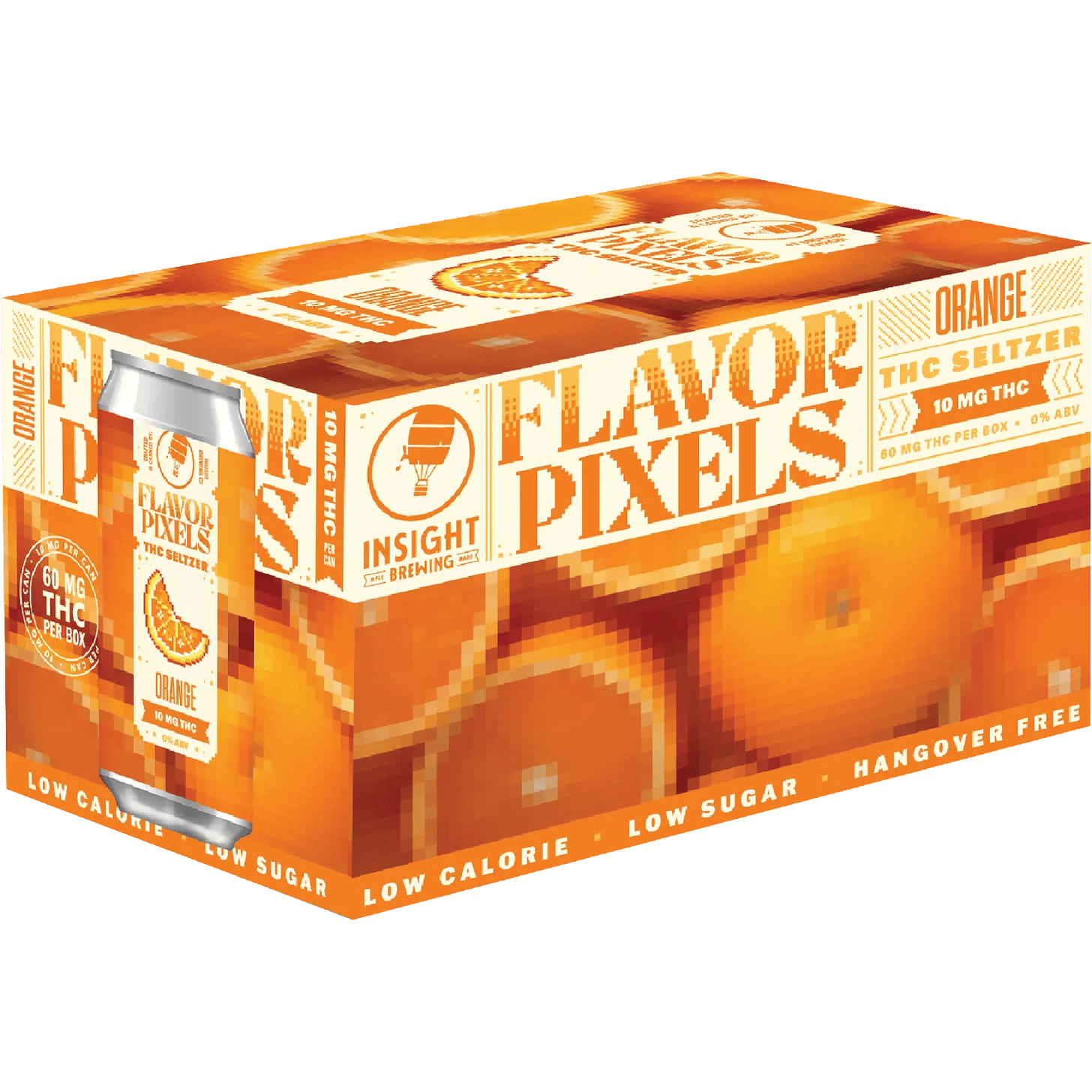 Flavor Pixels THC 10mg Orange