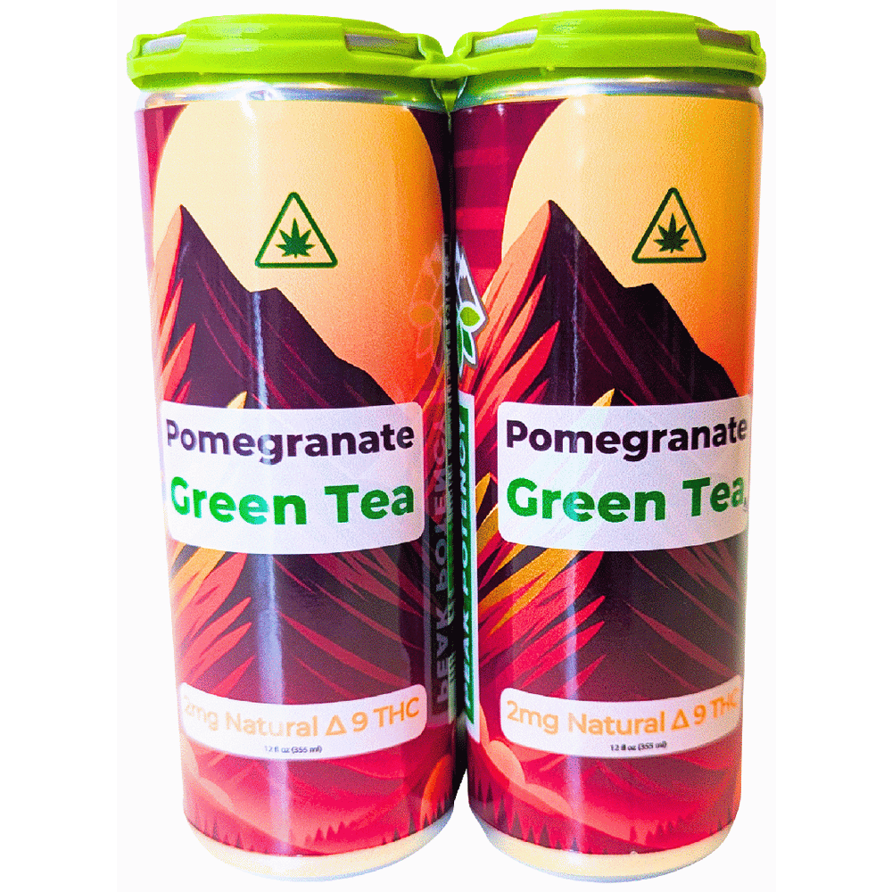 Peak Potency THC 2mg Pomegranate Green Tea VA