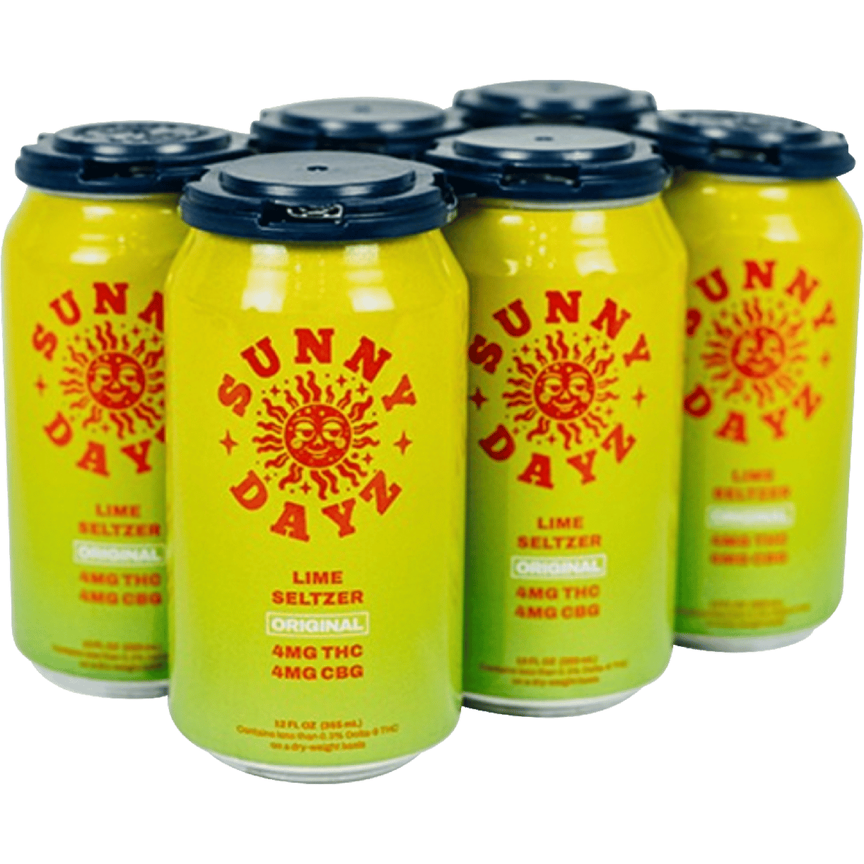 Sunny Dayz THC 4mg Lime Seltzer