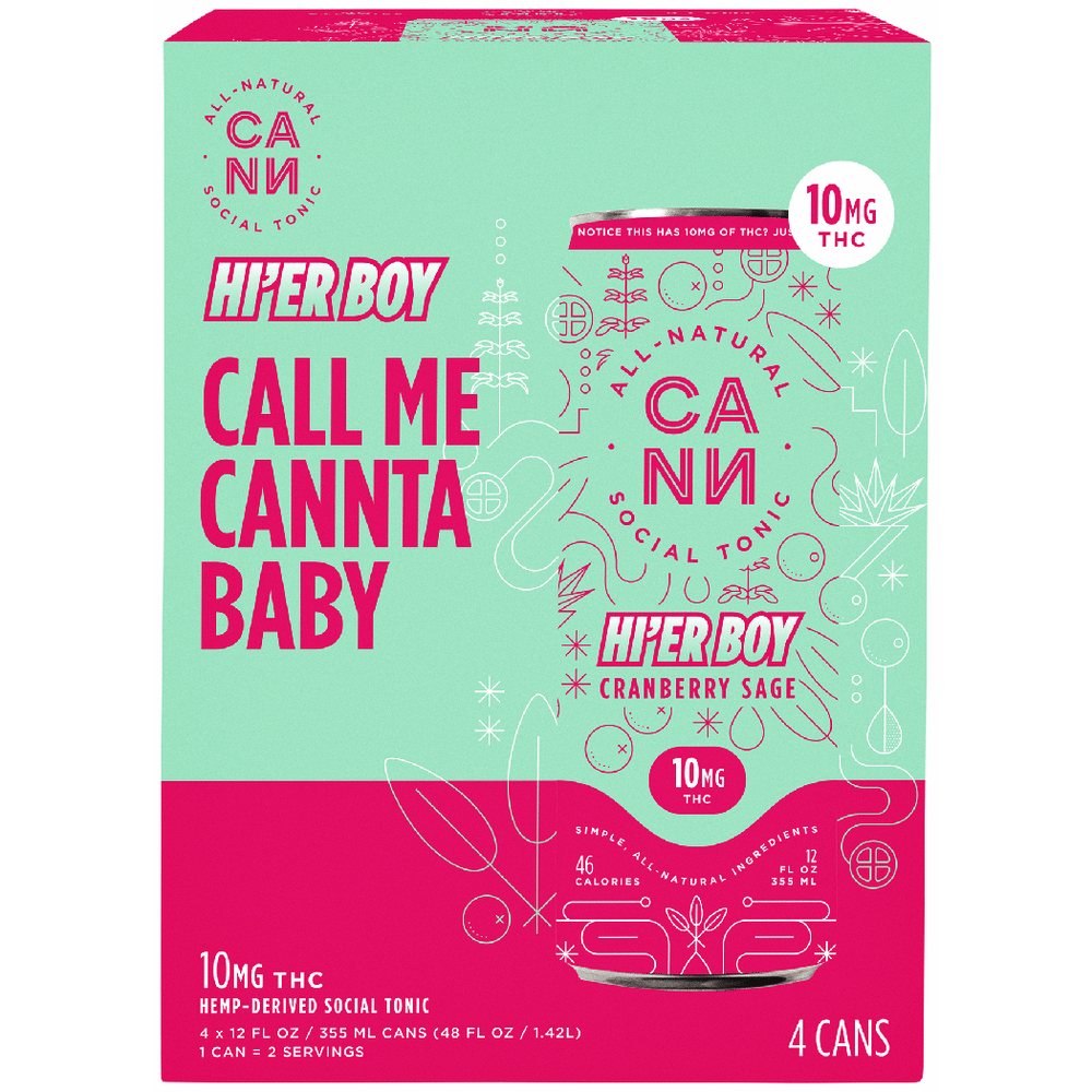 Cann HI'ER BOY THC 10mg Cranberry Sage