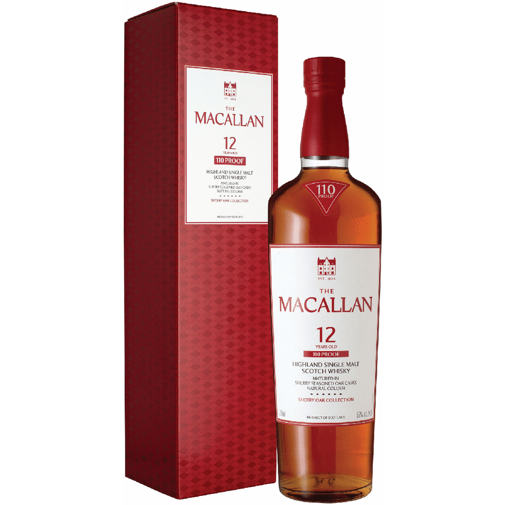 Macallan 12 Year Sherry Oak 110 Proof Single Malt Scotch | Total