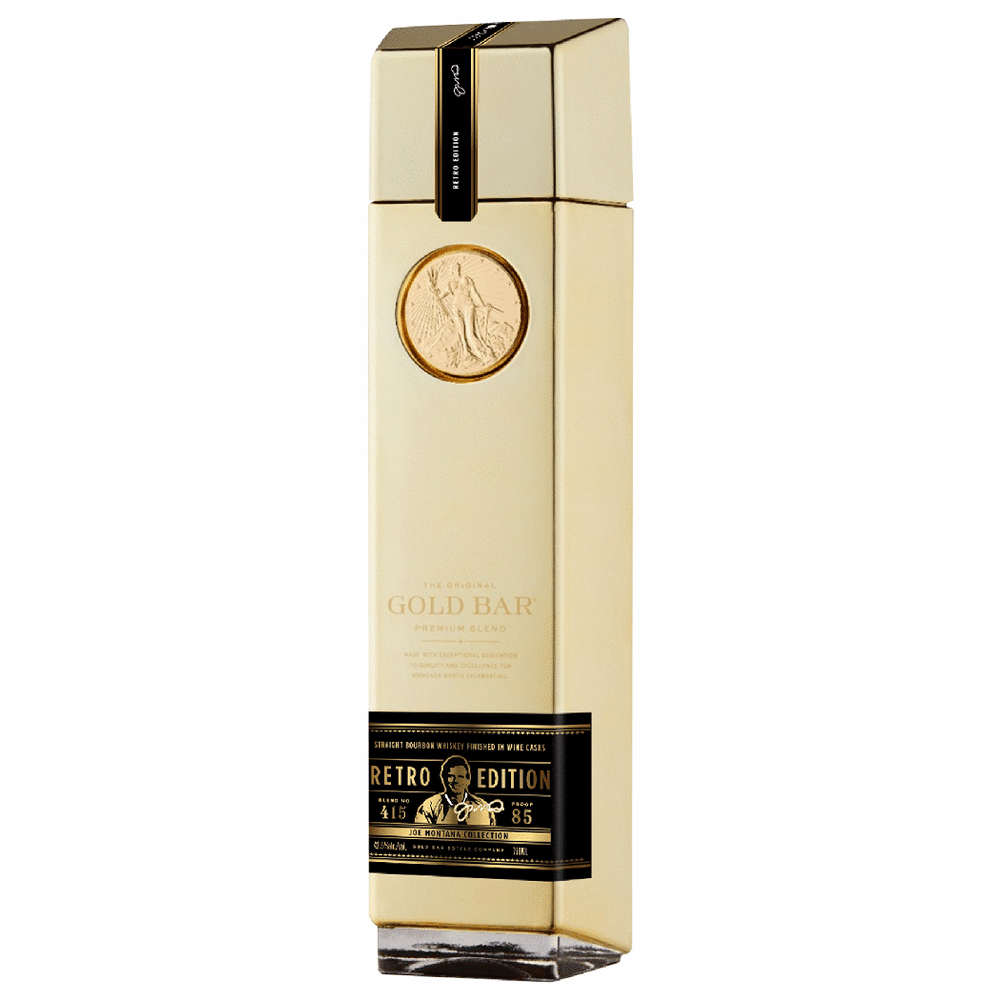 Gold Bar Whiskey Joe Montana Retro Edition Bourbon