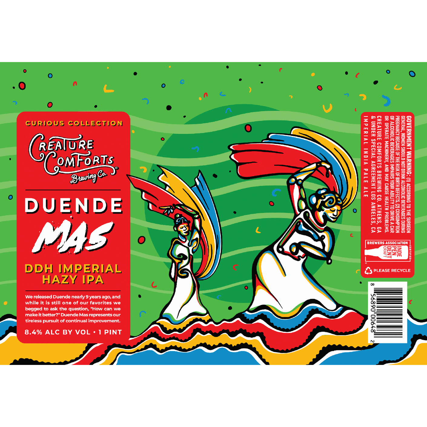 Creature Comforts Duende Mas Imperial Hazy IPA