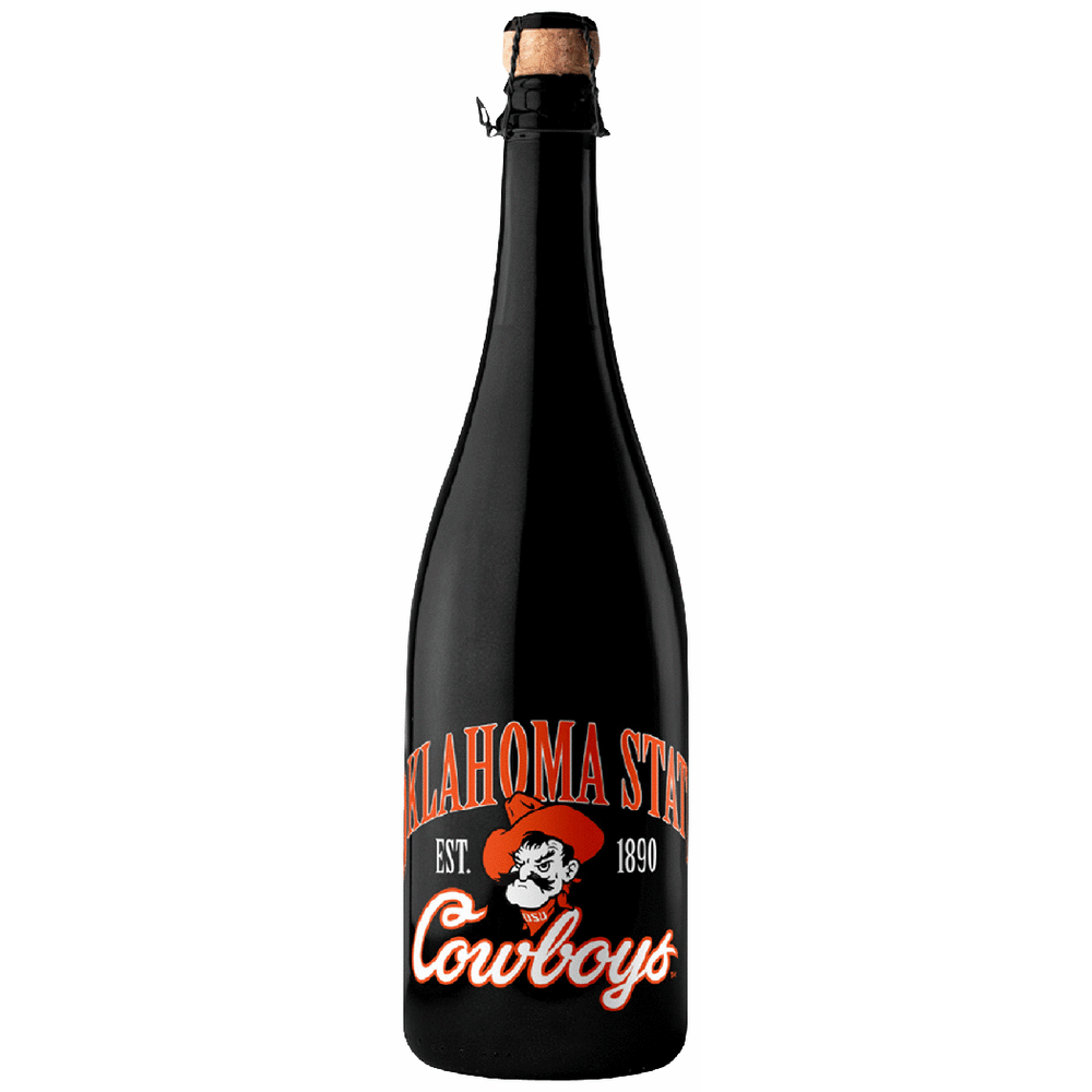 Oklahoma State University Cowboys Matte Black Bubbly
