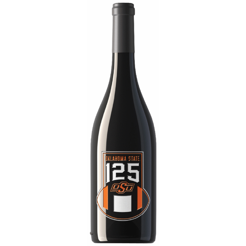 Oklahoma State University 125 Years Etched Pinot Noir