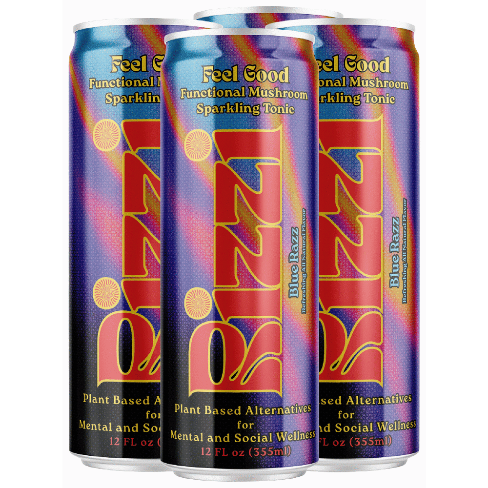 Rizzi Non-Alcoholic Blue Razz Mushroom Elixir