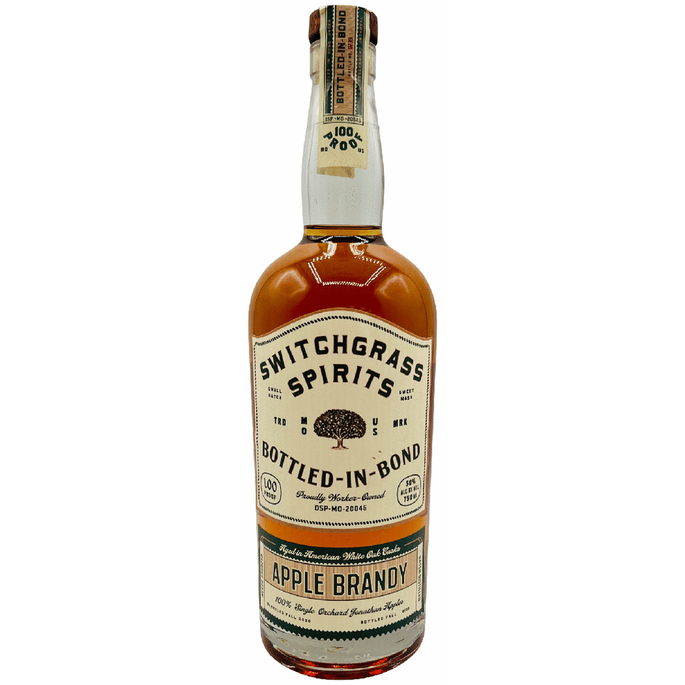 Switchgrass Spirits Apple Bottled In Bond Brandy