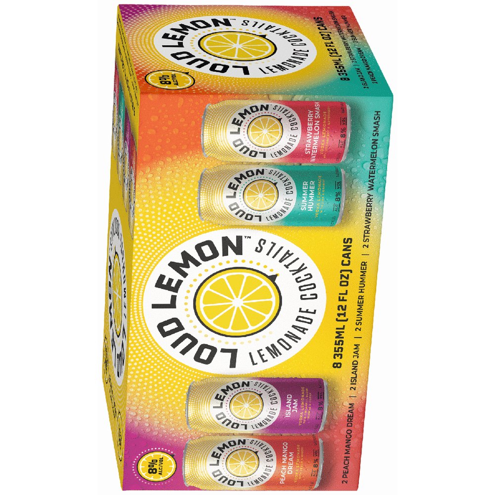 Loud Lemon Lemonade Cocktails Variety Pack