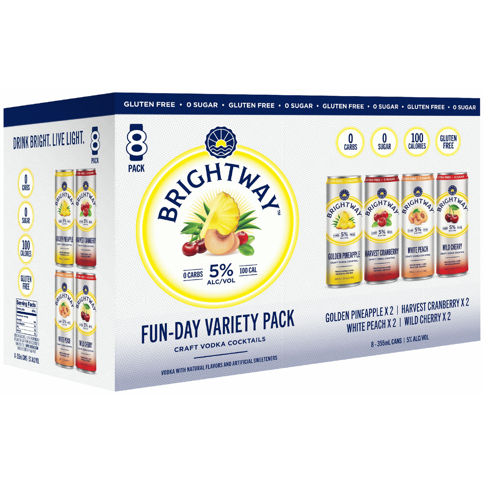 Brightway Vodka Fun-Day Variety Pack