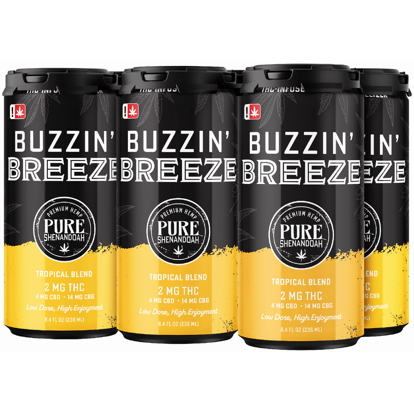 Pure Shenandoah THC 2mg Buzzin' Breeze