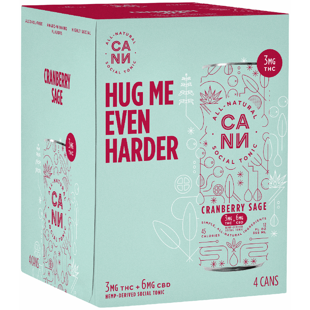 Cann THC 3mg Cranberry Sage CT