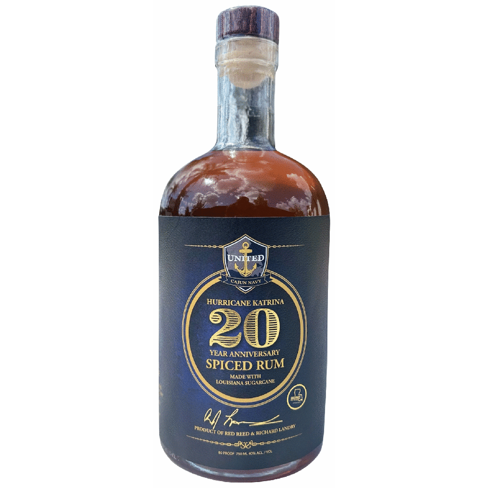 United Cajun Navy Spiced Rum Hurricane Katrina 20th Anniversary