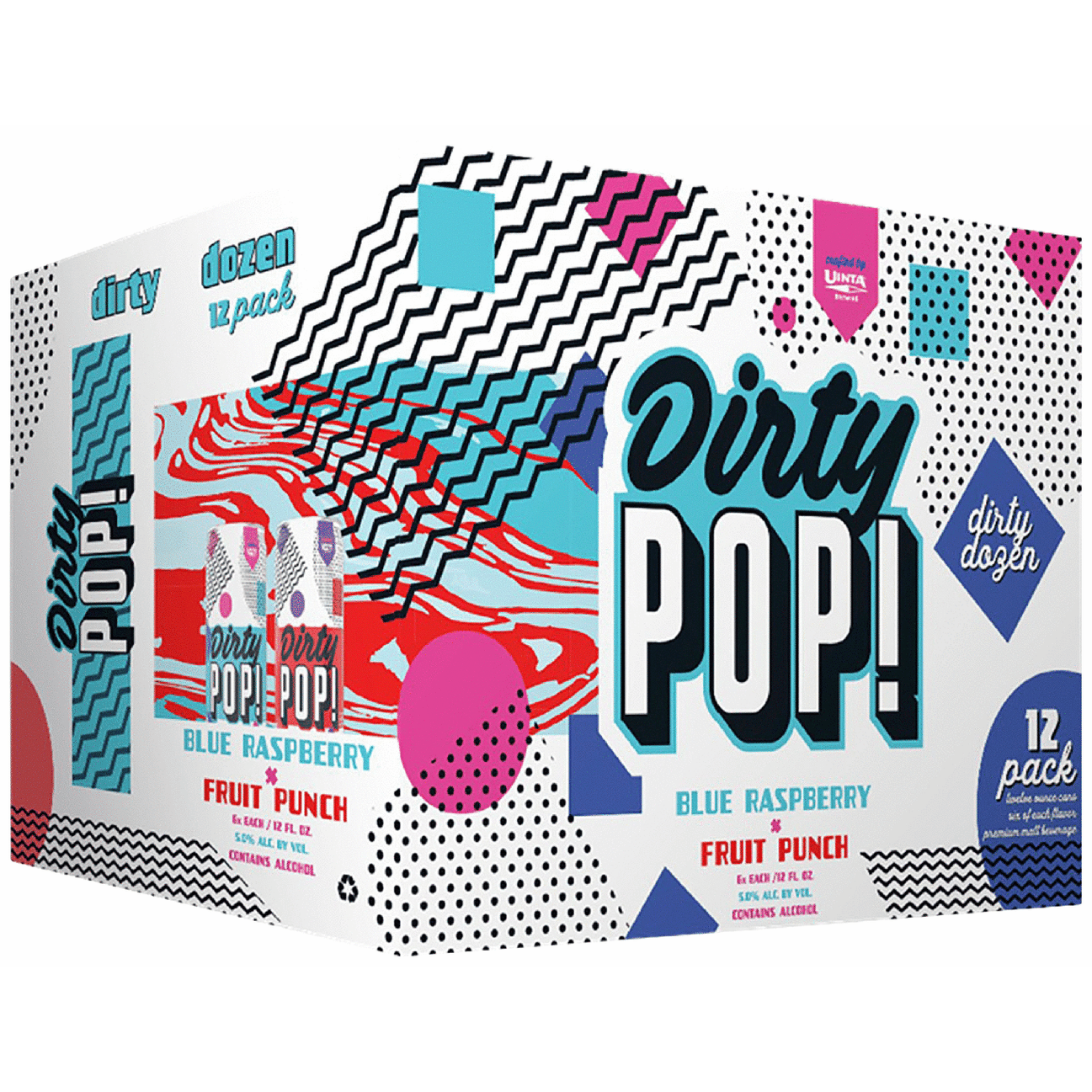 Uinta Dirty Pop Dirty Dozen Blue Raspberry + Fruit Punch