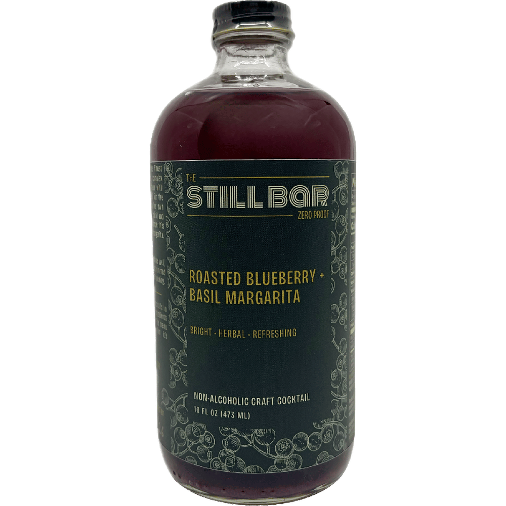 Still Bar Non-Alcoholic Roasted Blueberry + Basil Margarita