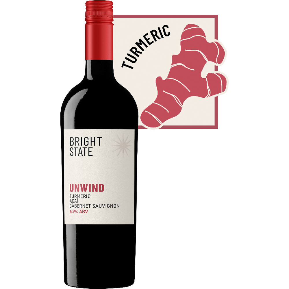 Bright State Low-Alcohol "Unwind" Cabernet Sauvignon with Turmeric