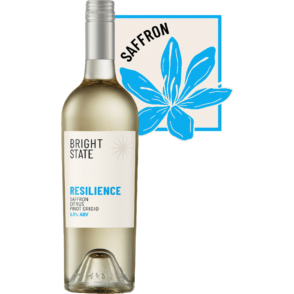 Bright State Low-Alcohol "Resilience" Pinot Grigio with Saffron