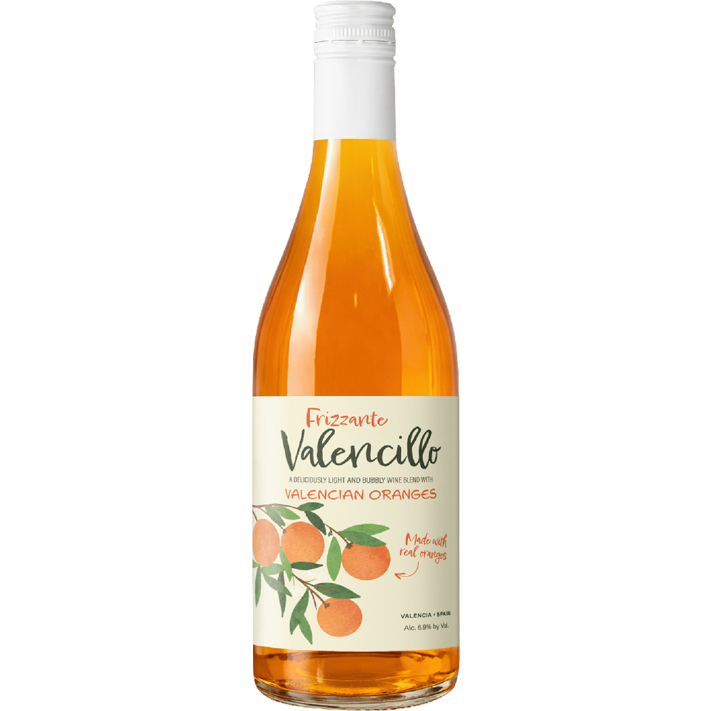 Valencillo Frizzante Wine with Valencia Oranges