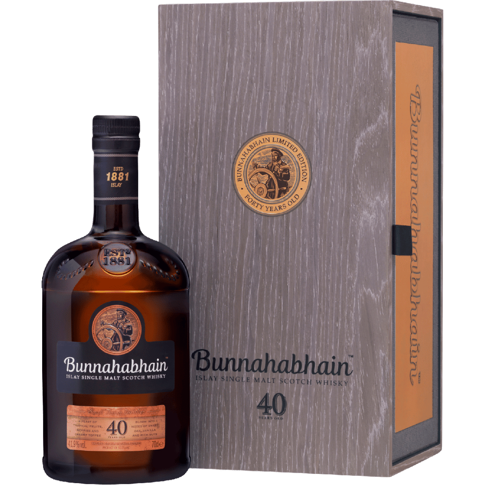 Bunnahabhain 40 Year Old Single Malt Scotch Whisky | Total Wine & More
