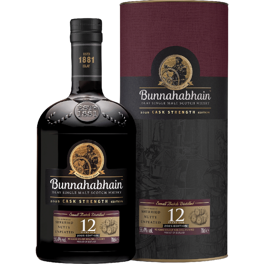 Bunnahabhain 12 Yr Cask Strength 2025 Single Malt Scotch | Total