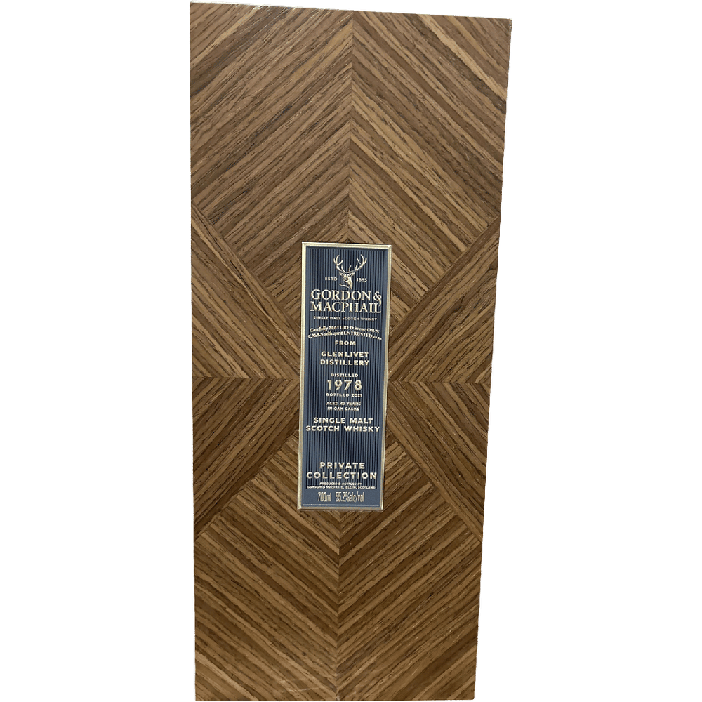Gordon & MacPhail Private Coll Glenlivet 43 Yr Single Malt Scotch