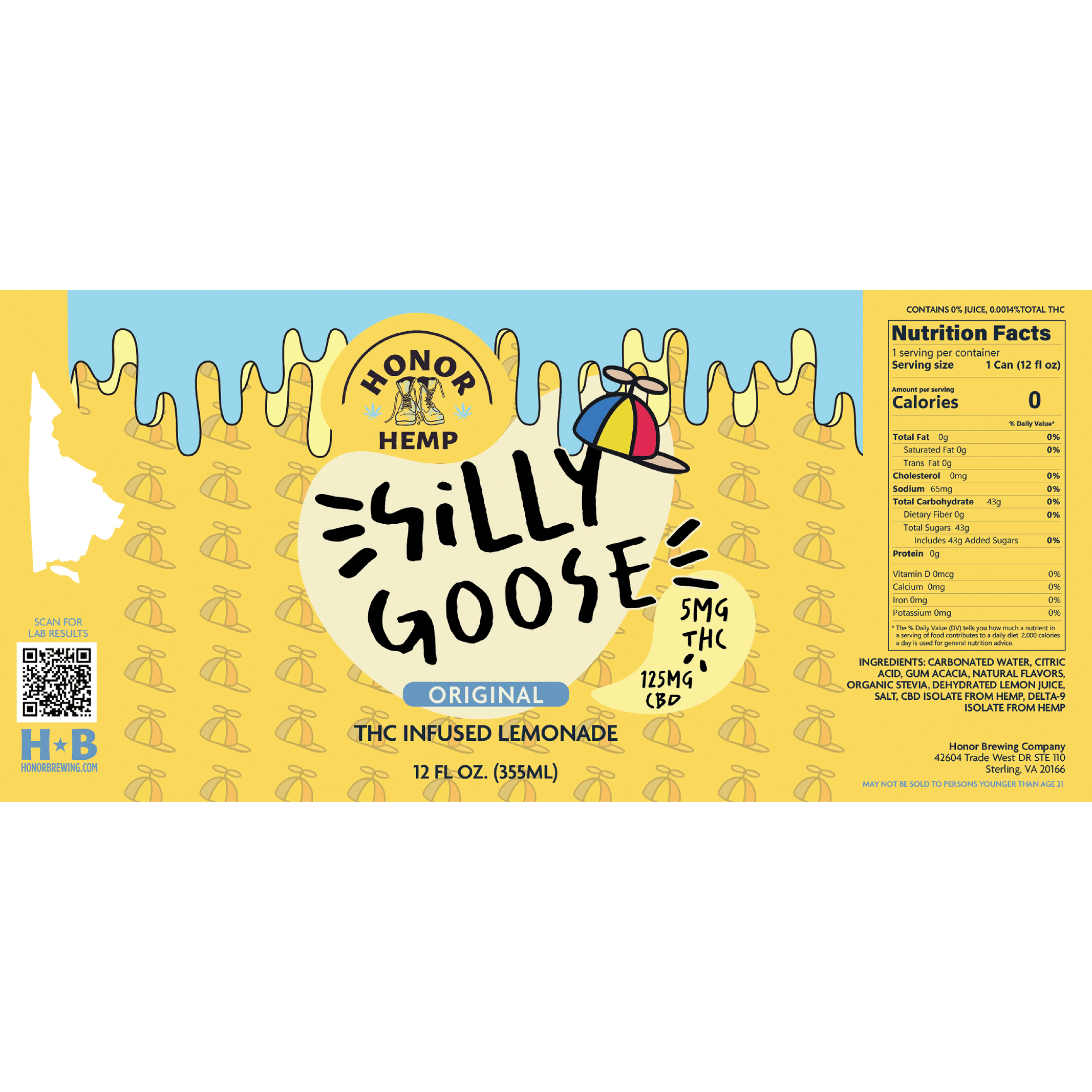 Silly Goose THC 5mg Lemonade VA