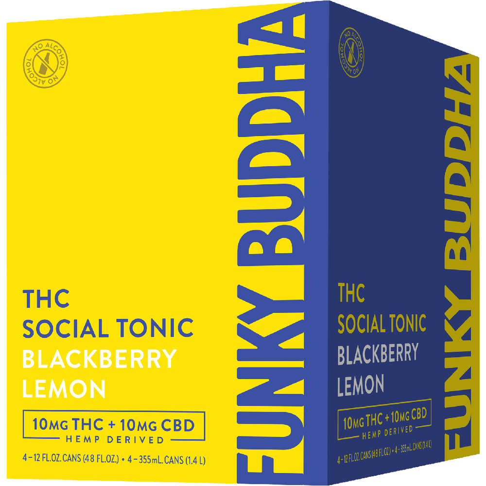 Funky Buddha THC 10mg Blackberry Lemon