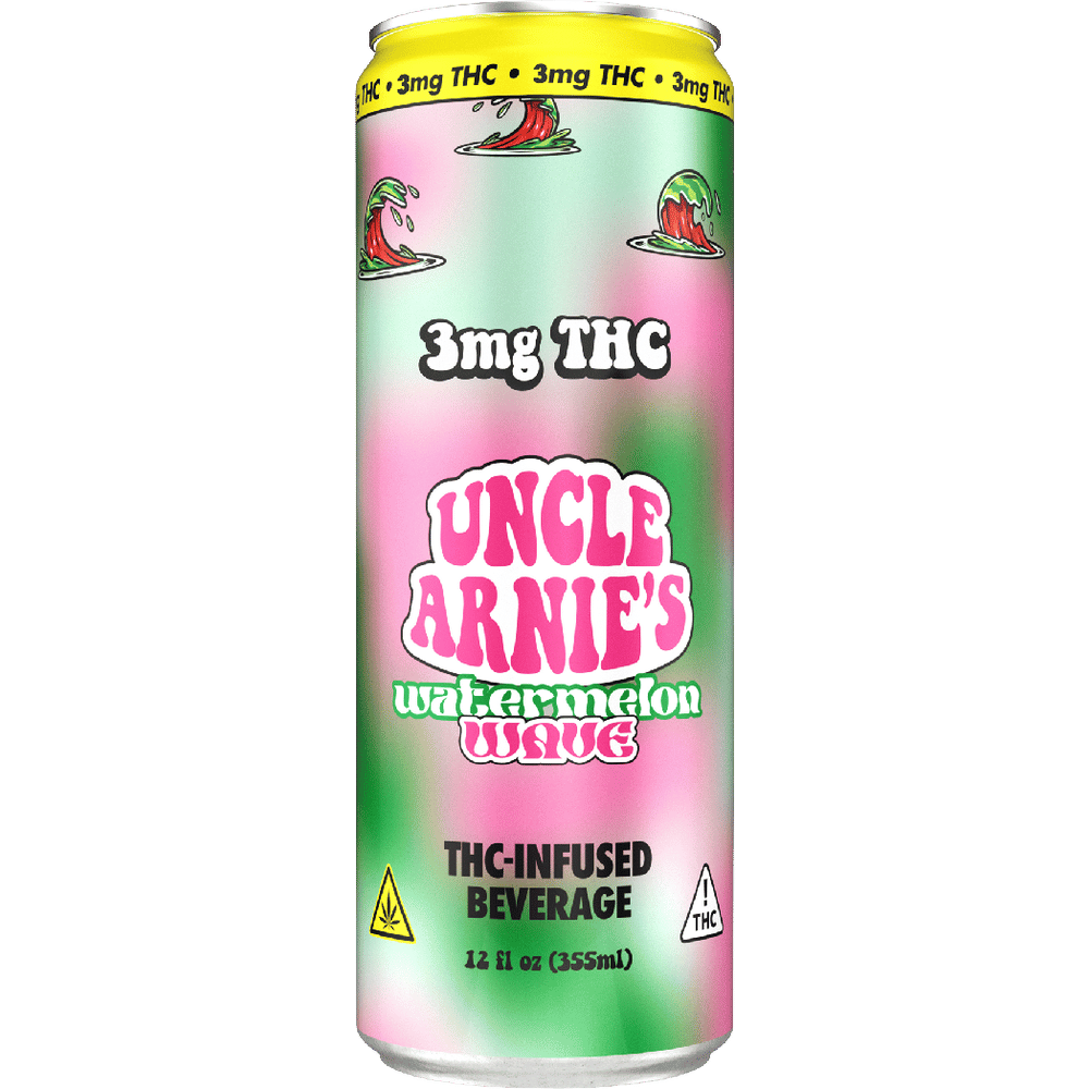 Uncle Arnies THC 3mg Watermelon Wave CT