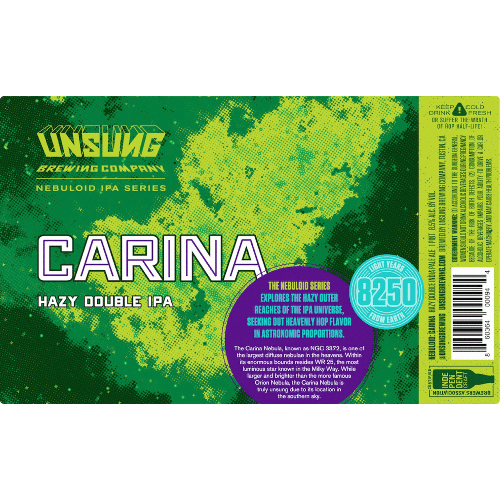 Unsung Carina Hazy DIPA