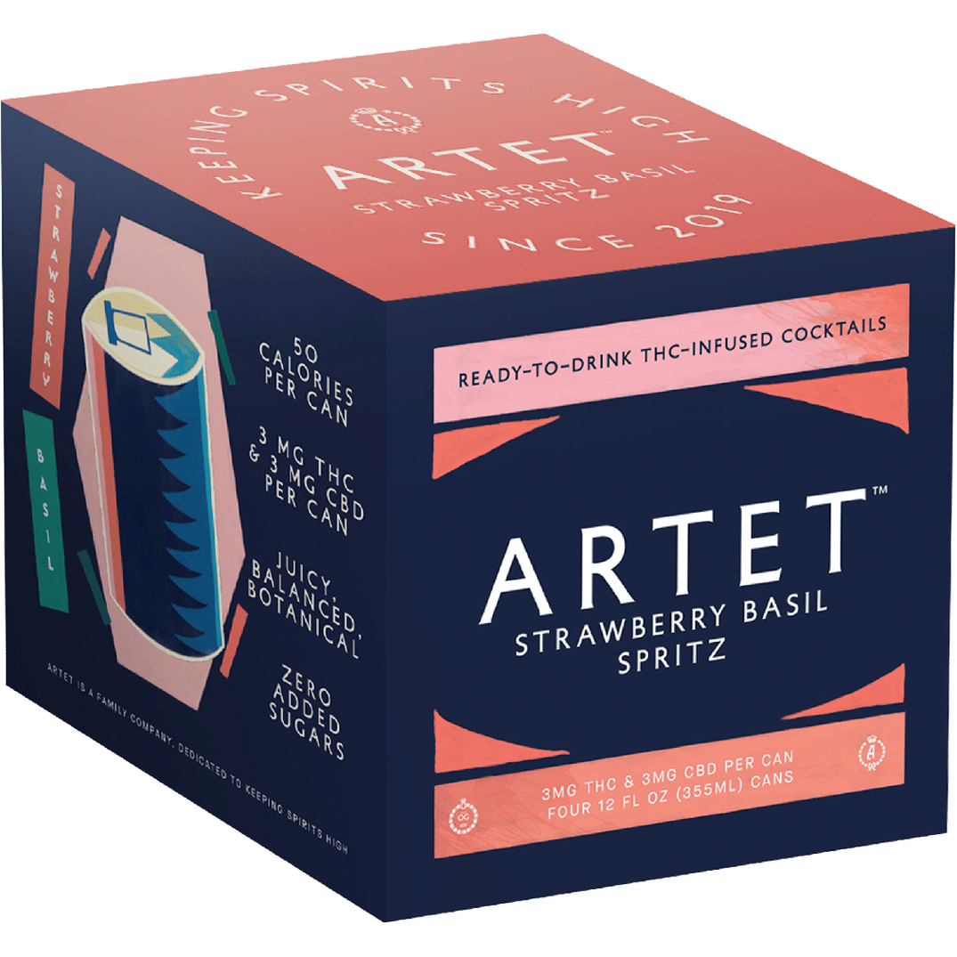 Artet THC 3mg Strawberry Basil CT