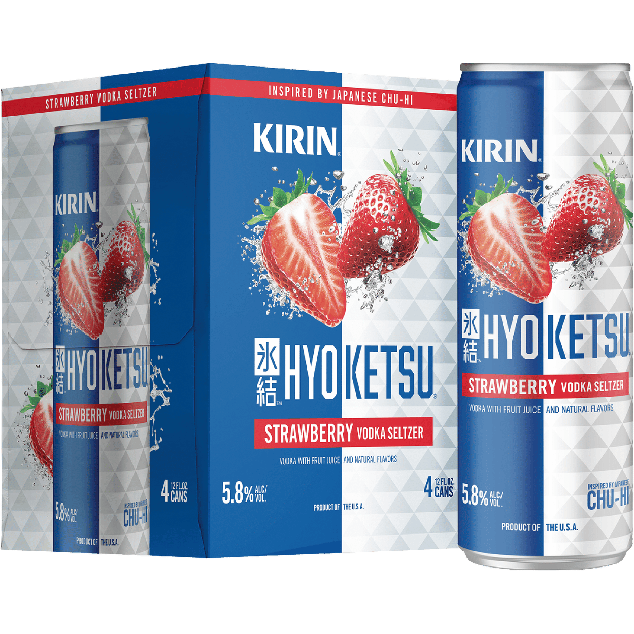 Kirin Hyoketsu - Strawberry Vodka Seltzer 4pk