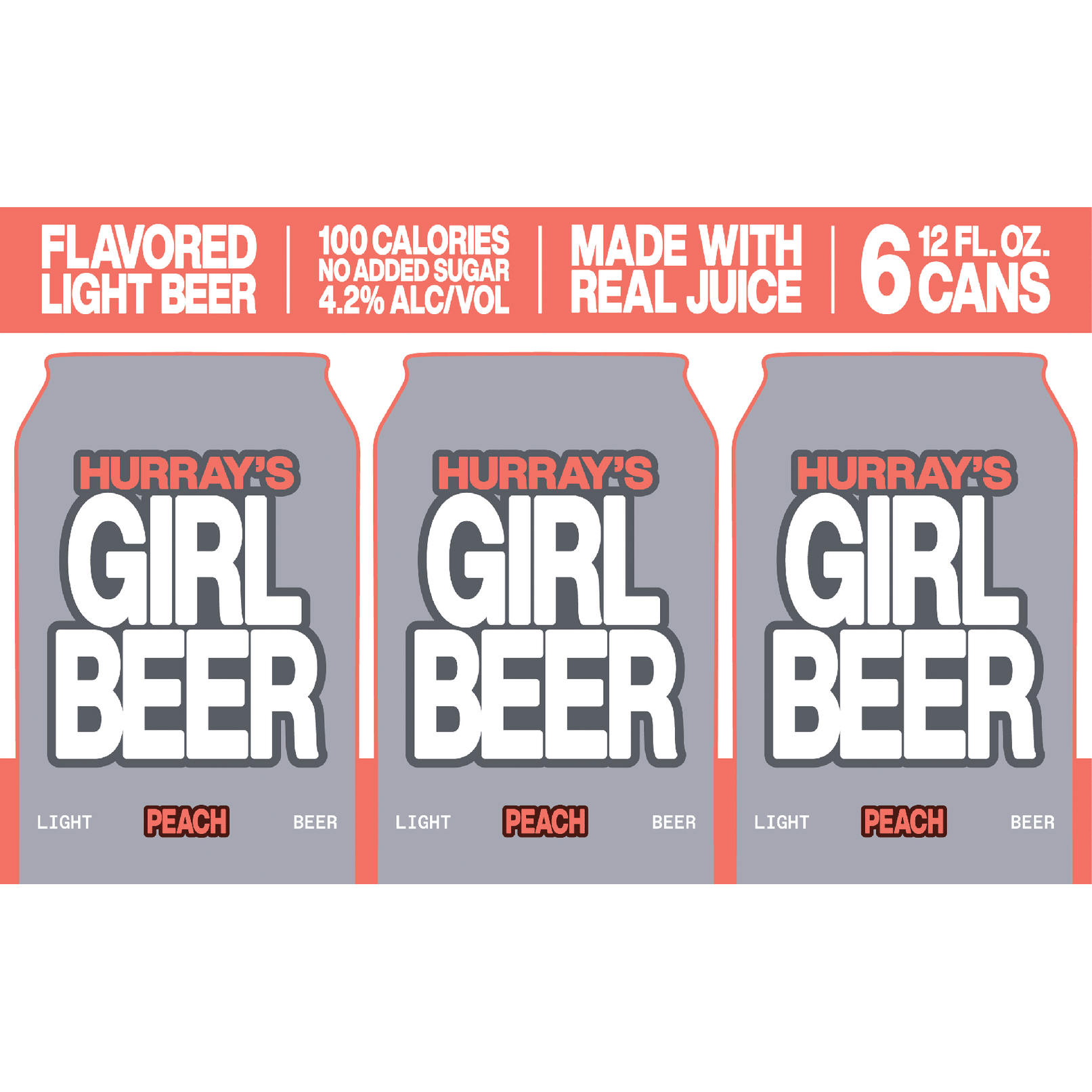 Hurray's Girl Beer Peach