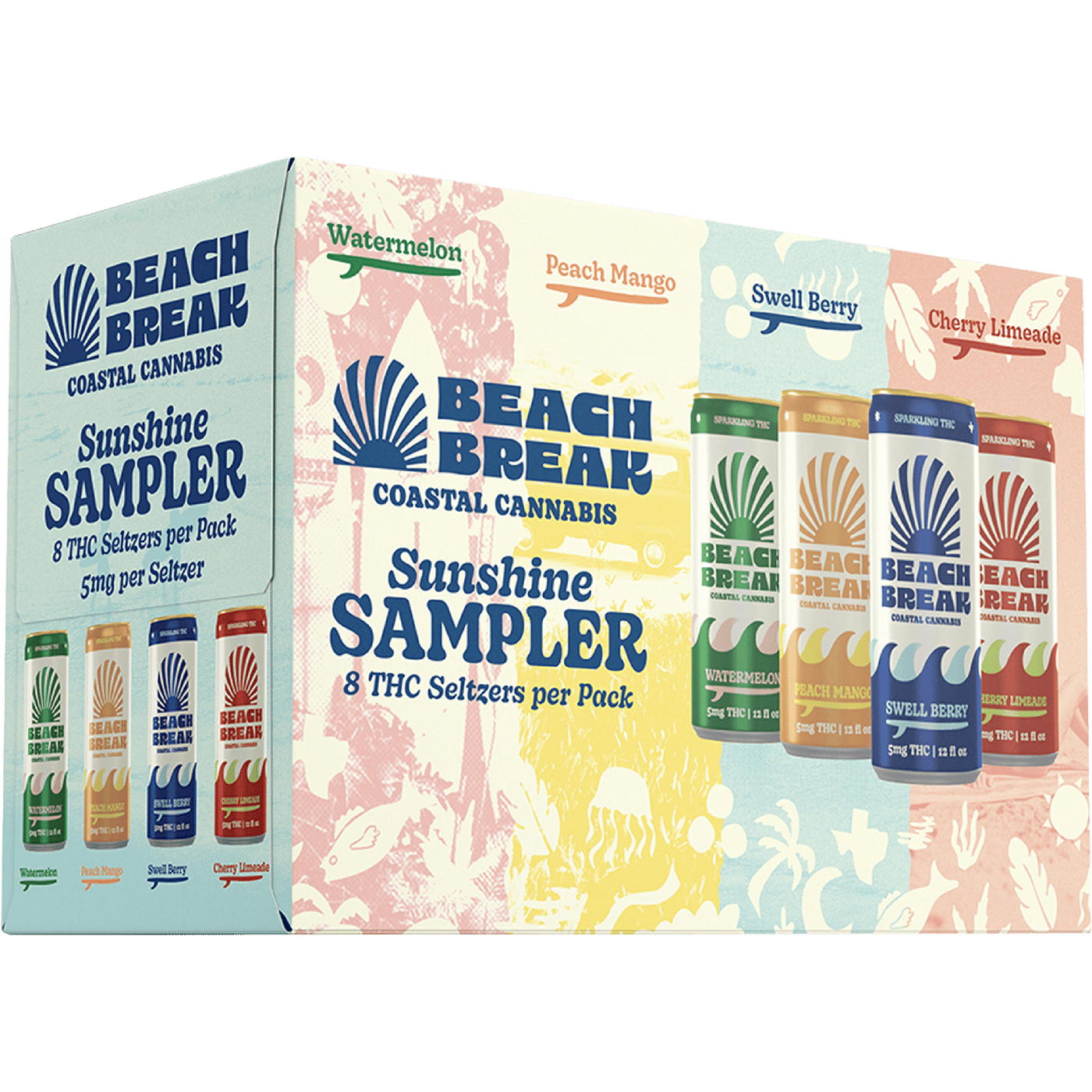 Beach Break THC 5mg Sunshine Sampler