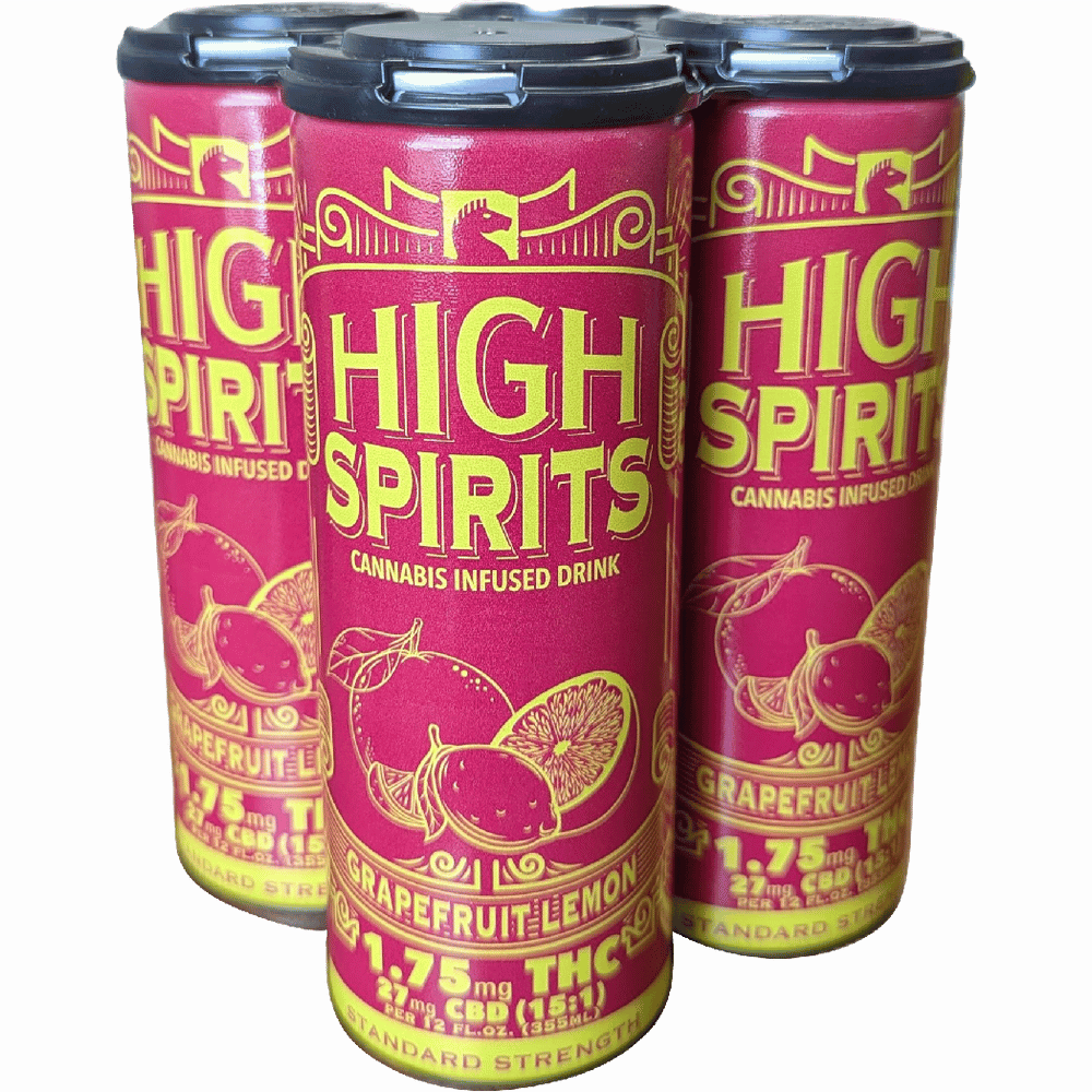 High Spirits THC 1.75mg Grapefruit Lemon CO