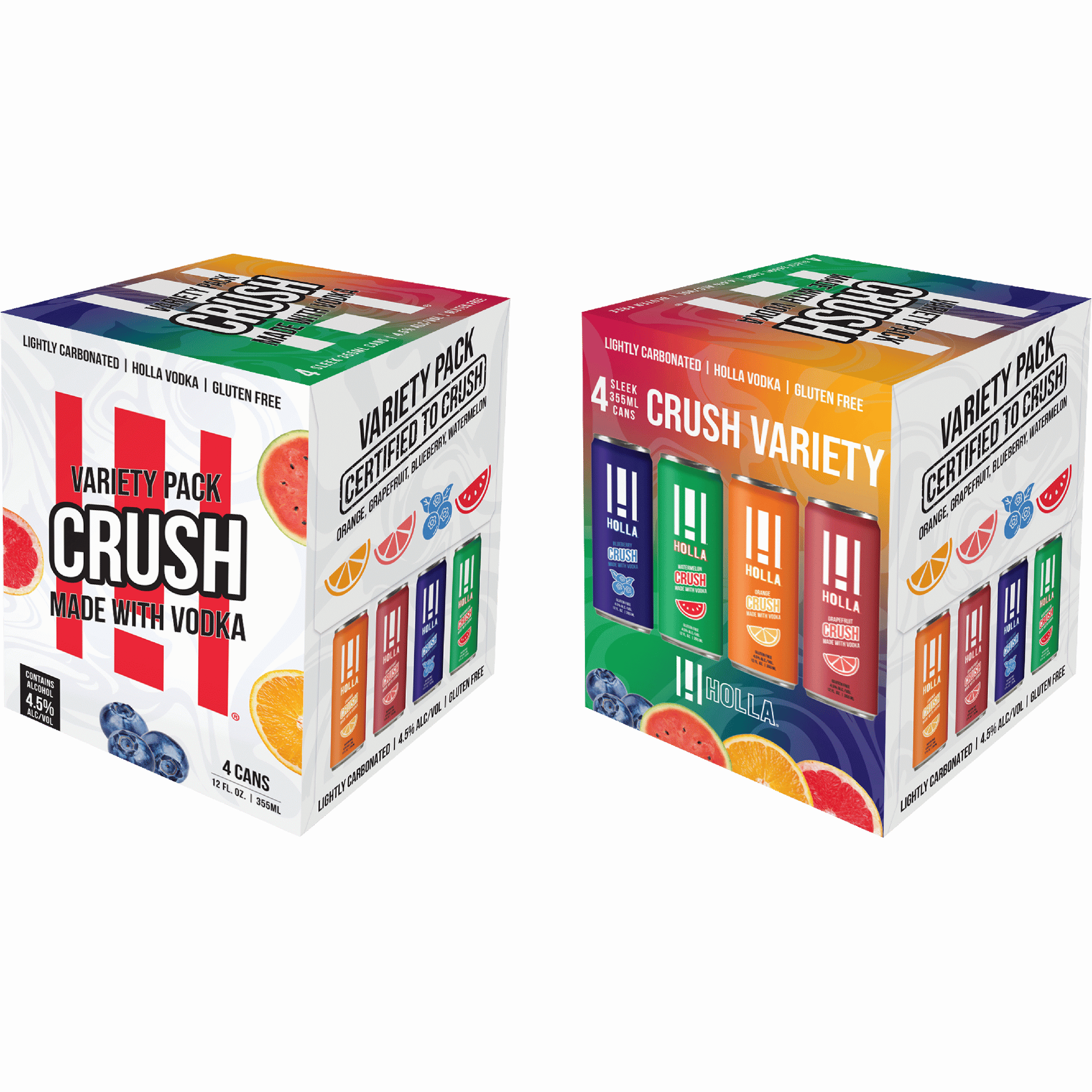 Holla Vodka Crush Variety Pack