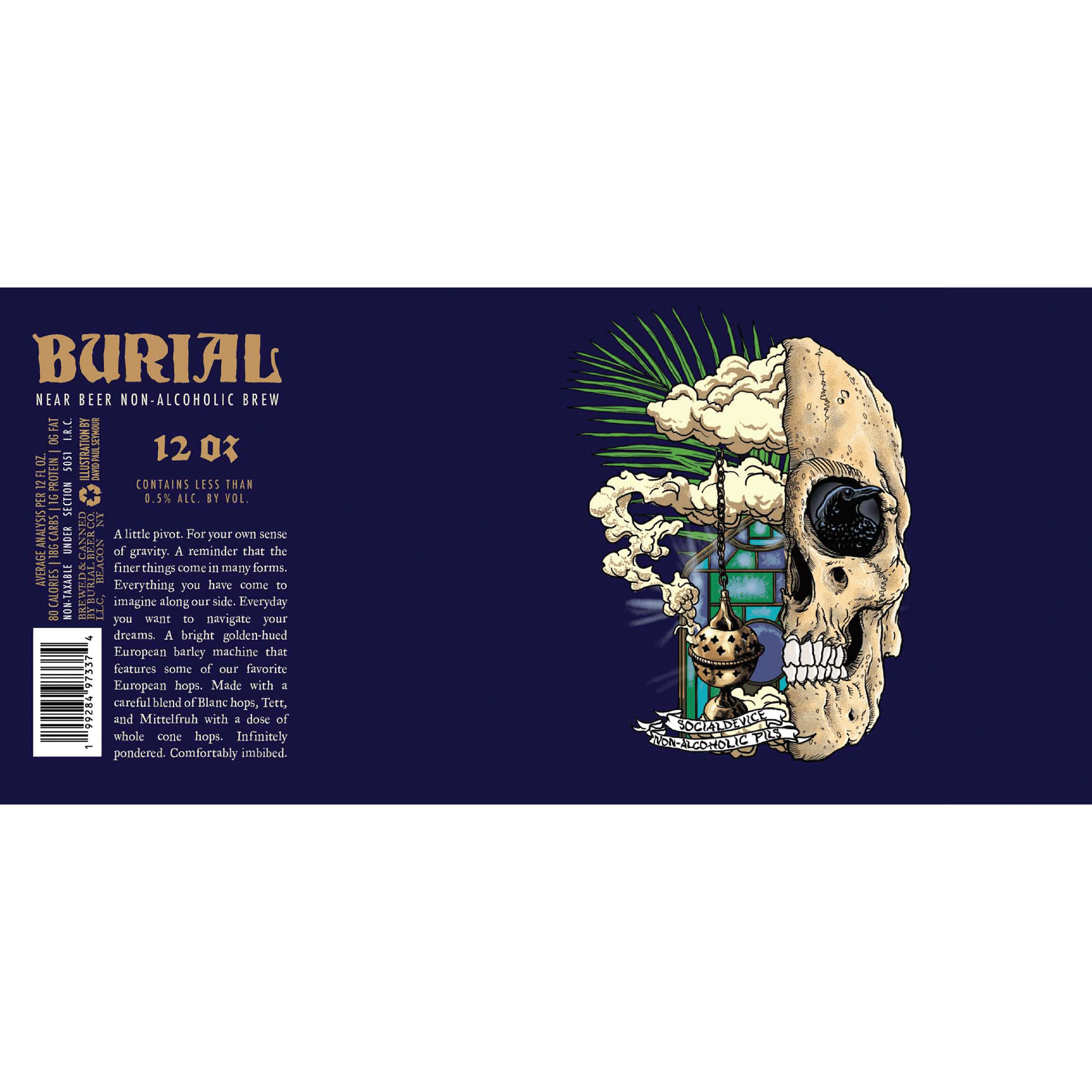 Burial Non-Alcoholic Socialdevice Pilsner