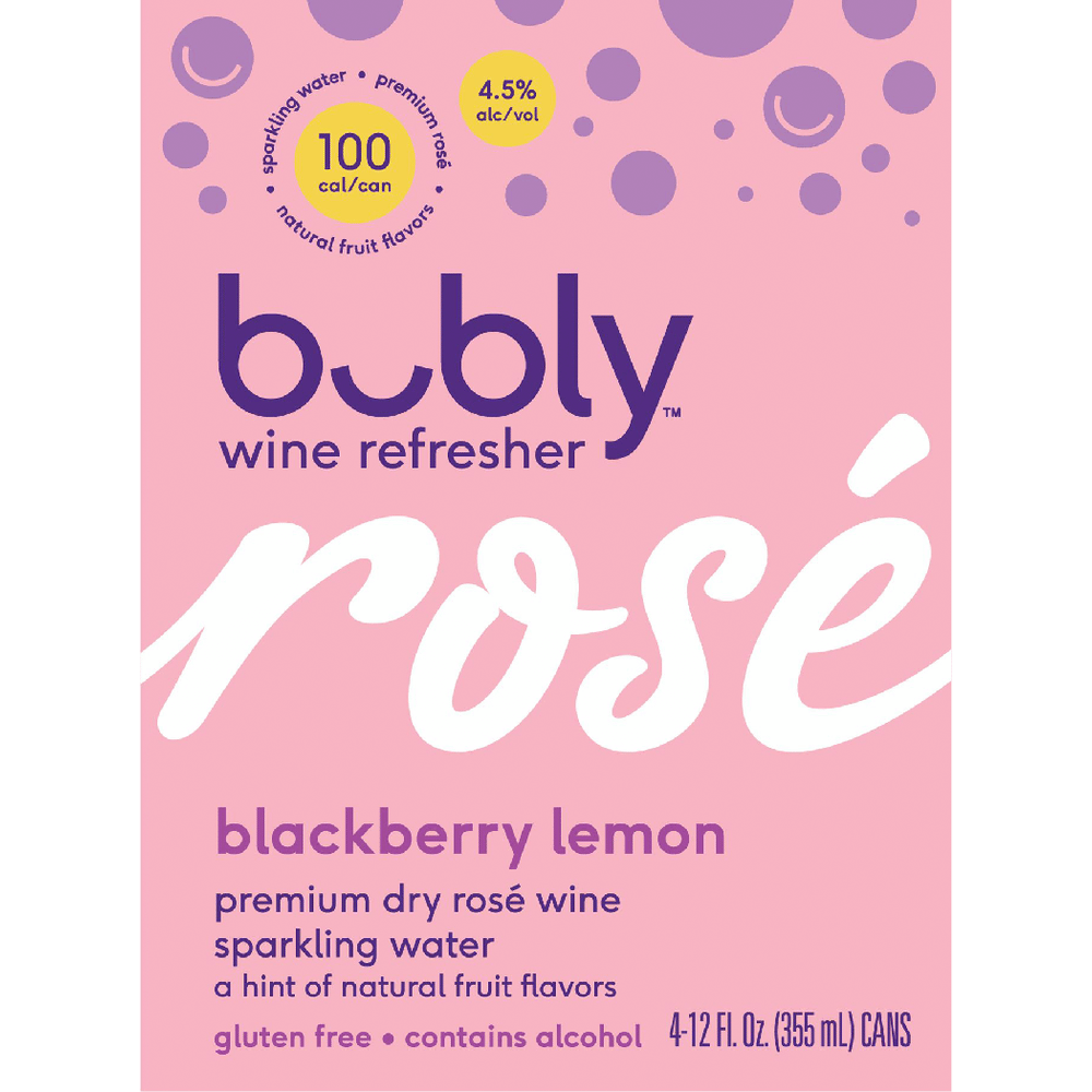 Bubly' Blackberry Lemon Wine Refresher