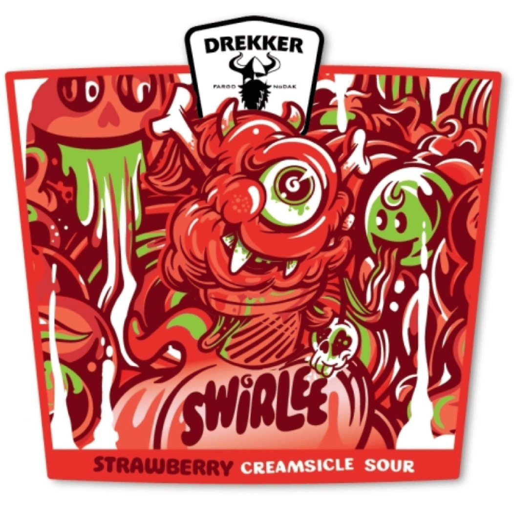Drekker Swirlee Strawberry Creamsicle
