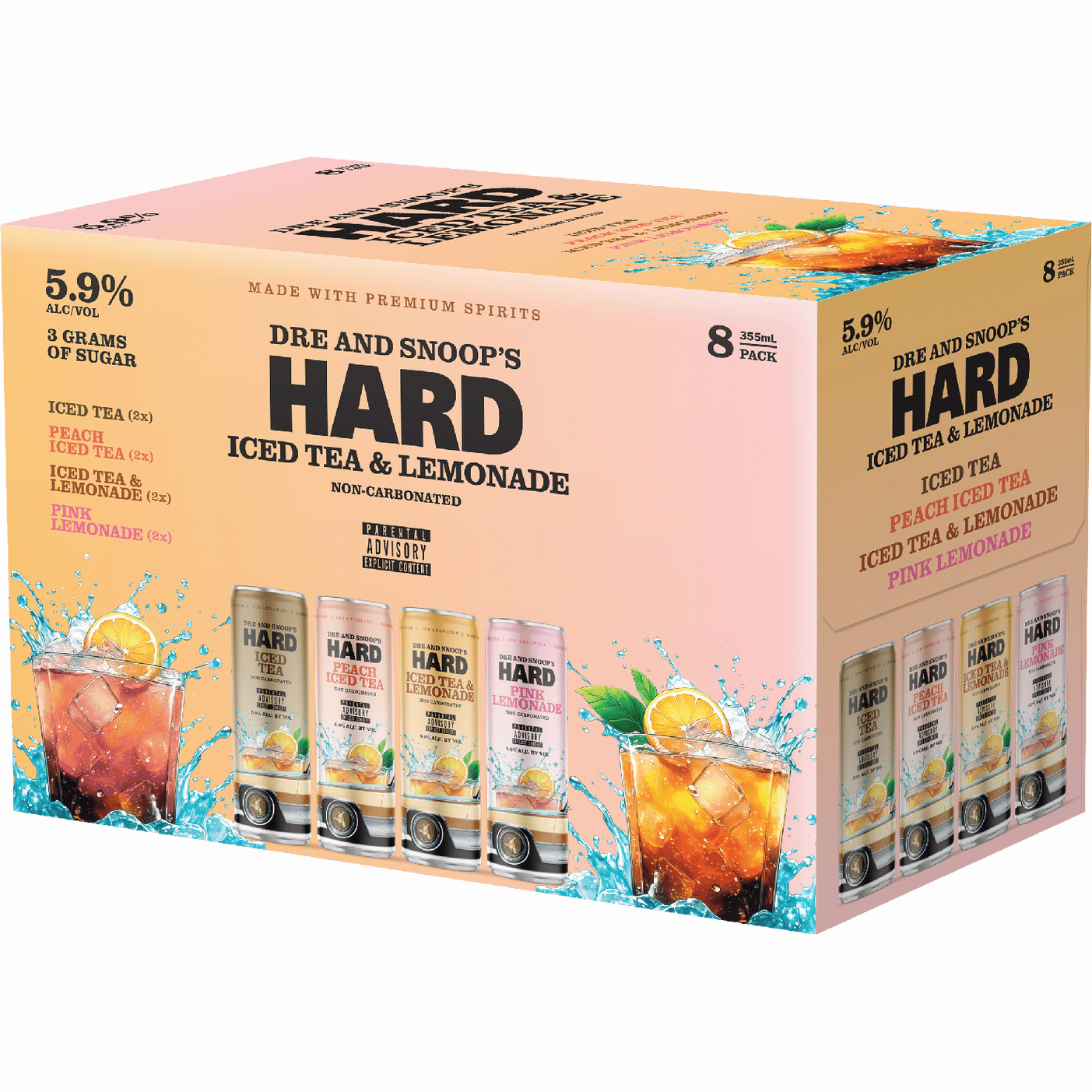 Dre & Snoop's Hard Tea & Lemonade Variety Pack